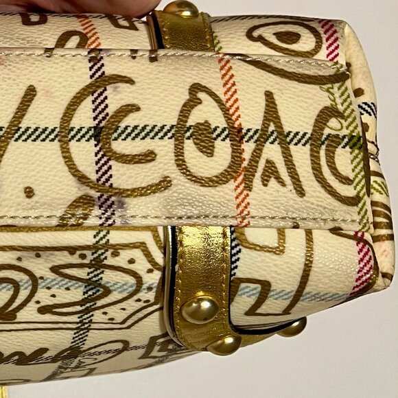 Coach Stunning Gold Graffiti Bag - Picture 4 of 5